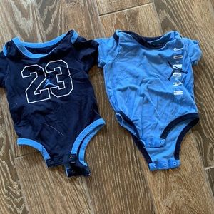 2 onsies Jordan 6 month